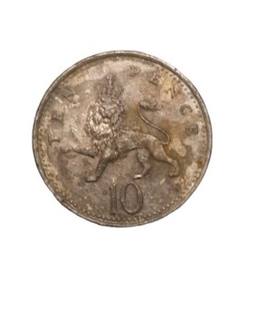 MONETA WIELKA BRYTANIA 10 PENCE 1992