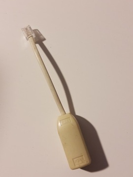 Adapter przejściówka wtyk RJ11 - retro