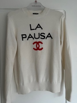 Oryginalny sweter Chanel La Pausa