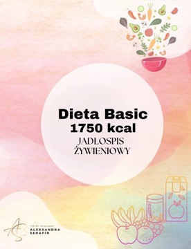 DIETA BASIC 1750 kcal - gotowy jadłospis żywieniowy