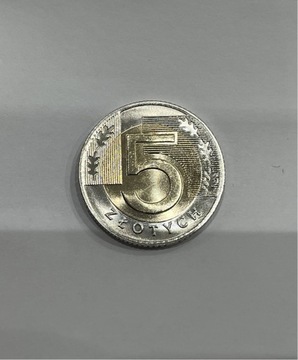 Moneta NBP 5 złotych z 1994r. Mennicza