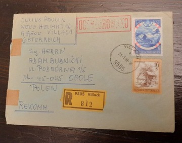 CENZURA POCZTOWA 1982/AUSTRIA-POLSKA