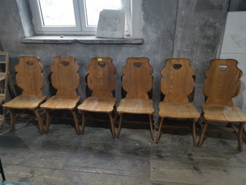 Dębowe krzesła 6szt