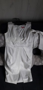 Biała sukienka ciążowa M