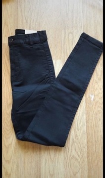 Diverse spodnie jeans czarne rurki 34