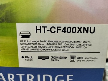 Toner Hp  ht-cf400 zestaw kolorów 