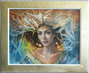 K. Paleta obraz olejny  "Magia" 50 x 40 