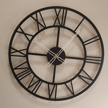 Zegar nowoczesny ażur 60 cm 
