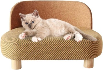 Sofa dla kotka, małego pieska, luksusowe legowisko 50cm 
