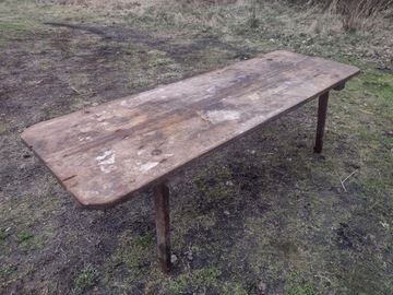 Stary stół drewniany stolik ława 