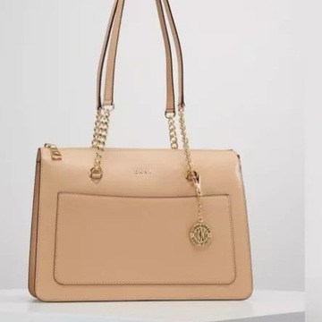 Torebka skóra DKNY BRYANT ZIP TOTE jak nowa