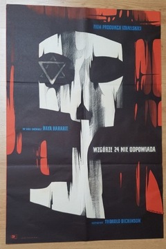 Wzgórze 24 nie odpowiada Cieślewicz 1957 plakat