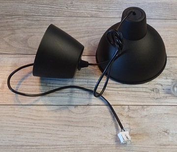 Lampa wisząca IKEA Skurup T1803; kolor czarny
