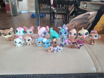 Figurki littlest pet shop zestaw 20 sztuk