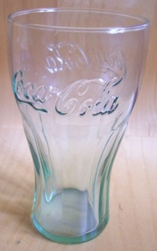 Stara szklanka Coca Cola zielona