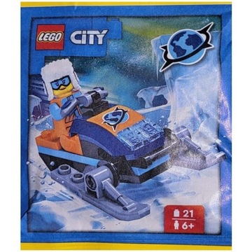 Zestaw LEGO 952312 Polybag Skuter śnieżny NOWY