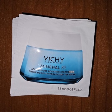 Vichy Mineral 89 Krem intensywnie nawilżający10szt