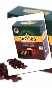 Kawa Jacobs Espresso 25 saszetek z Niemiec 