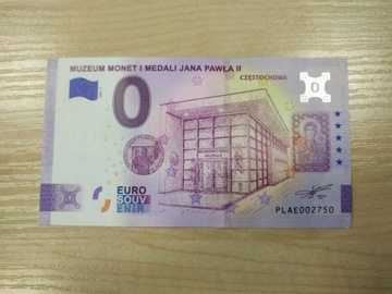 0 euro Muzeum Monet i Medali Jana Pawła II