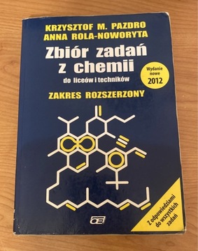 Zbiór zadań z chemii Krzysztof Pazdro 