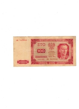 100 ZŁOTYCH 1948 SER.AK