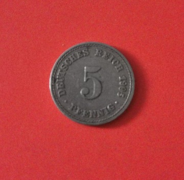 Moneta 5 fenigów 1905, Niemcy