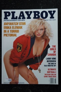 Playboy gazeta August 1990 Eleniak Baywatch