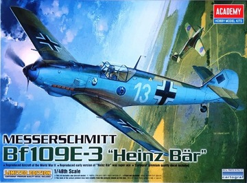 Academy  12216 Messerschmitt Bf-109E-3 Heinz Bär