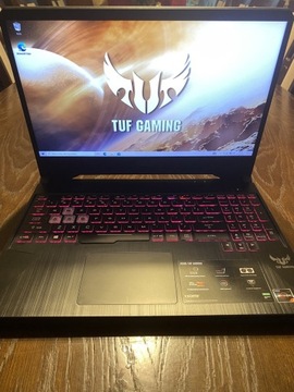 Laptop gamingowy ASUS TUF 120Hz gtx1660ti ryzen7 3750H