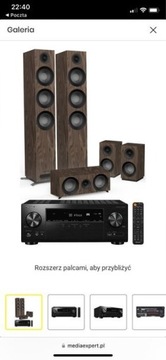 Kino domowe PIONEER VSX-935B + JAMO S-809 HCS 