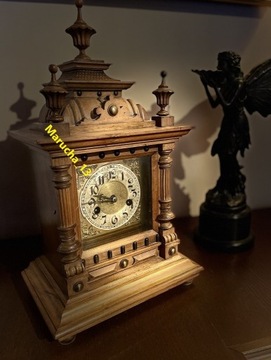 Zegar kominek 120 lat antyk oryginał sprawny ideał
