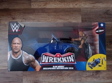 Mattel WWE SLAM MOBILE + FIGURKA THE ROCK GYV51