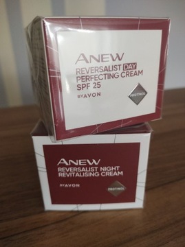 Avon Anew zestaw dwóch kremów do twarzy