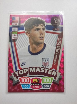 WORLD CUP QATAR 2022 RARE TOP MASTER 9 PULISIC