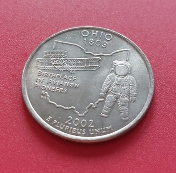 Moneta 1/4 dolara USA - 2002. Ohio 1803.