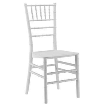 Krzesło weselne amerykańskie Chiavari – kolor biały METALOWE