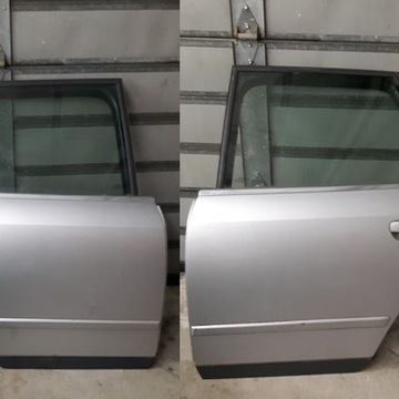 Audi A4 B6 LY7W srebrne Drzwi tył Prawe Lewe KOMBI