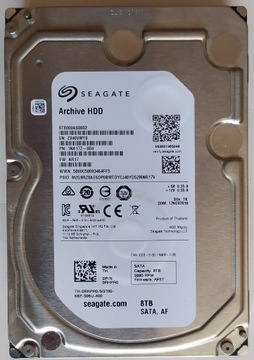 SEAGATE ST8000AS0002 8TB 5.9K 128MB SATA III 3.5''