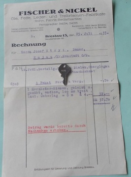 99)Opole, Kujau/Kr.Neustadt .rachunek,25.07.1935. 