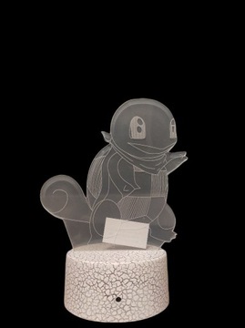 Lampka Nocna 3D Pokemon Squirtle