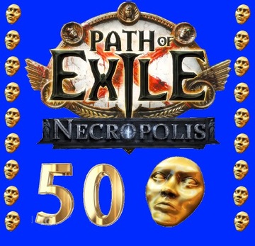 Path of Exile PoE 50x Divine Orb Liga Necropolis