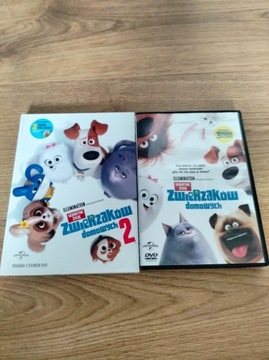 Filmy DVD Sekretne życie zwierzaków domowych 1i 2.
