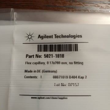 Agilent Flex capillary 0.17x280mm