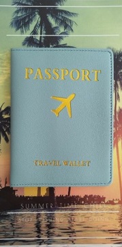 Etui na paszport z zawieszką na bagaż 
