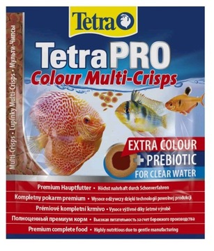 Pokarm dla rybek premium TetraPro Colour 12g