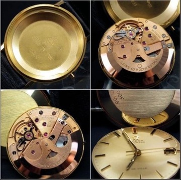 Omega DeVILLE zegarek złoto 14K tarcza18K jak nowy