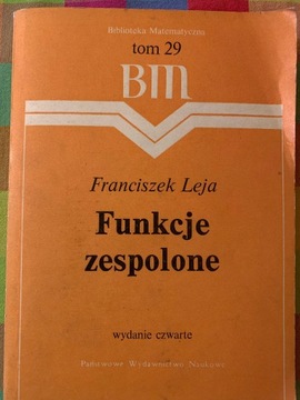 "Funkcje zespolone" Franciszek Leja