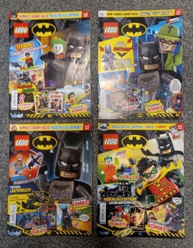 Magazyn LEGO BATMAN - 4 numery bez figurek