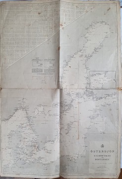 Szwedzka mapa Bałtyku 1938