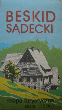 Beskid Sądecki. Mapa turystyczna. Wyd. III. 1985